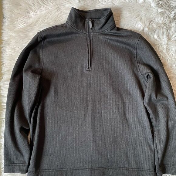 Van Heusen Men’s Gray Pullover 1/4 Zip Athletic Top (Size: Medium) - Picture 12 of 14